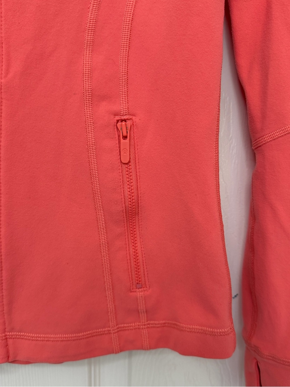 Lululemon Define Jacket Luon Raspberry Cream Size 6 - Picture 9 of 16